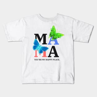 Ma ma butterfly's Kids T-Shirt